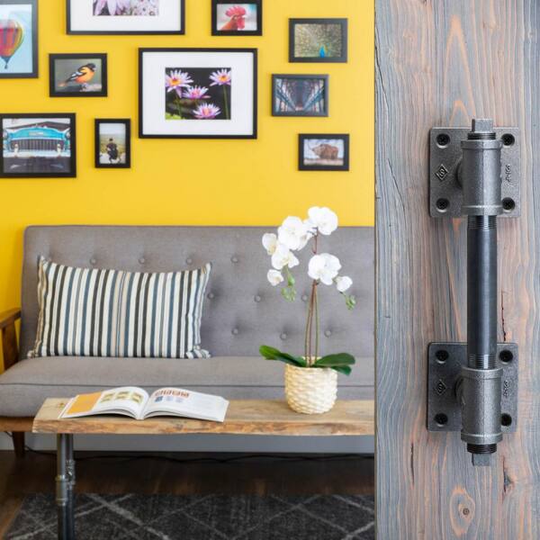 "36" made using industrial steel pipe Large decorative Barn door style handle 