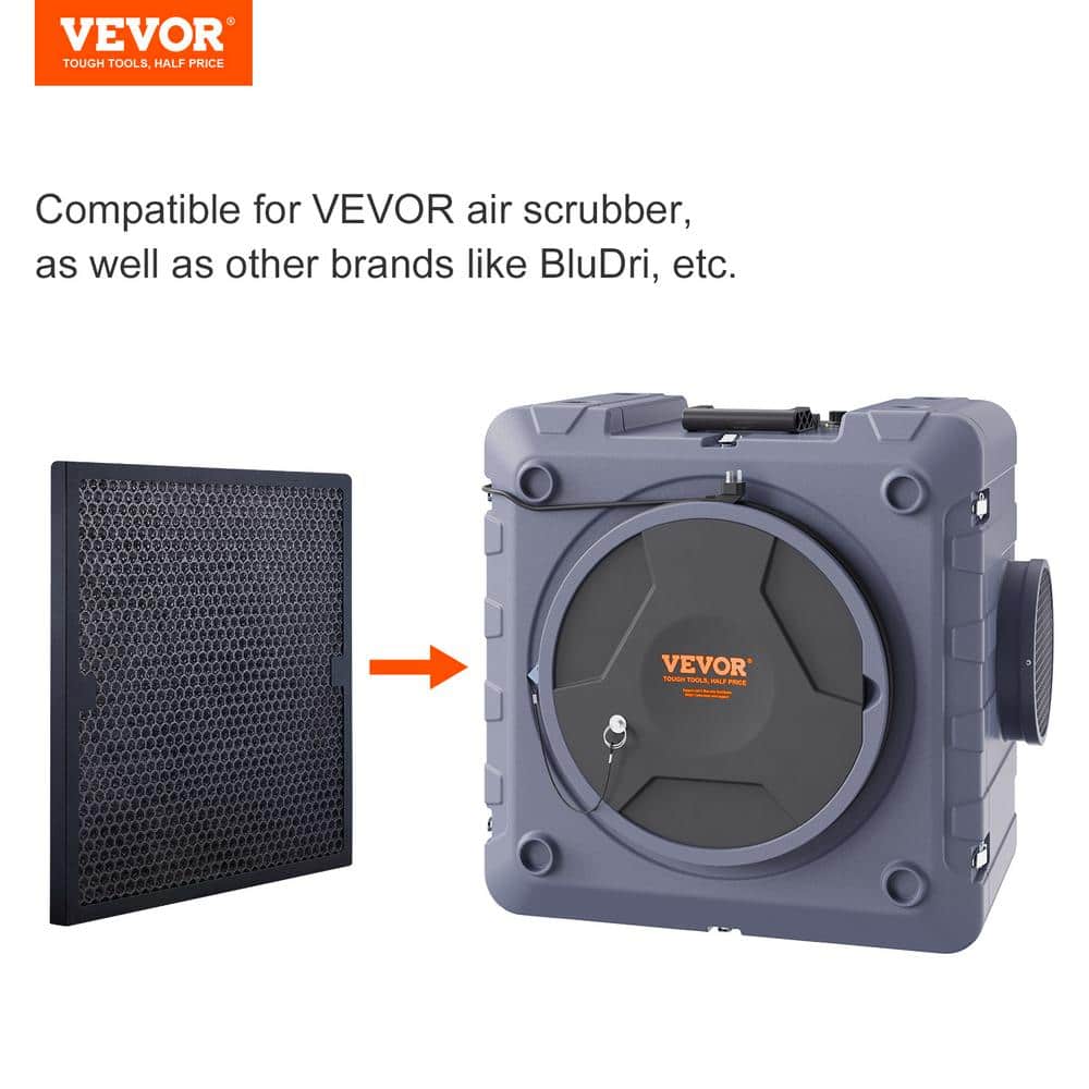 VEVOR 16'' x 19'' Activated Carbon Air Filter Replacement, 3 Pack