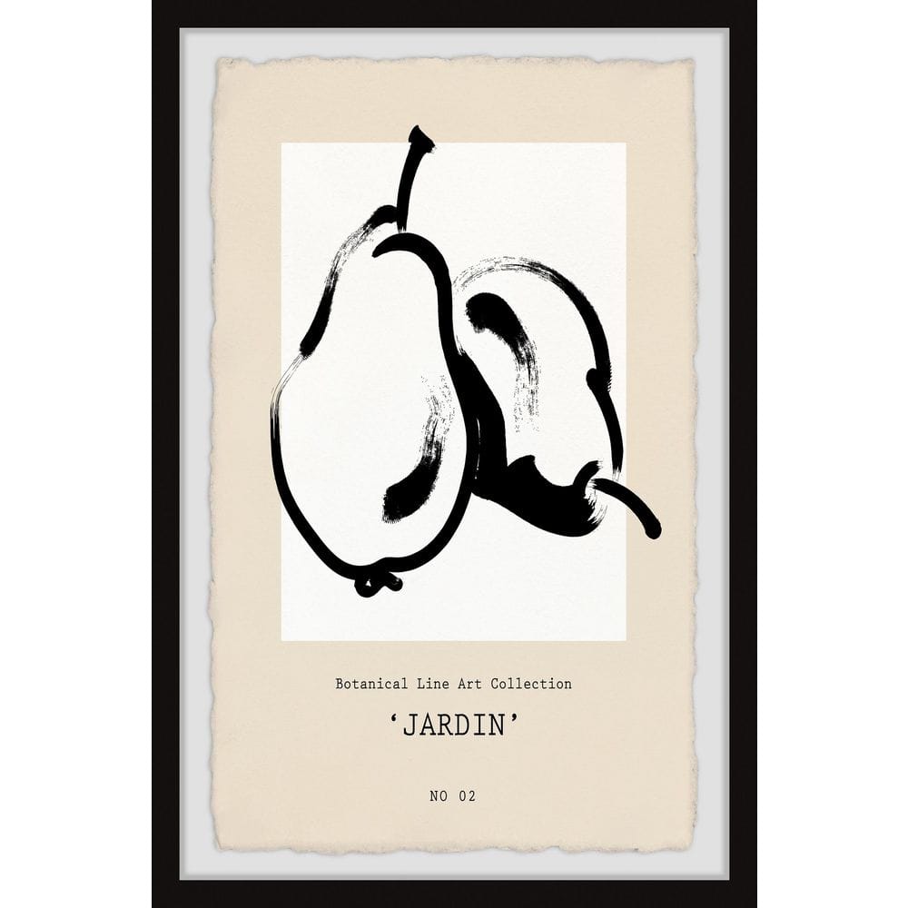 Jardin by Marmont Hill Framed Food Art Print 45 in. x 30 in.