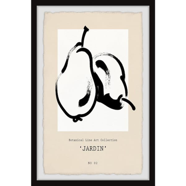 Unbranded "Jardin" by Marmont Hill Framed Food Art Print 45 in. x 30 in.