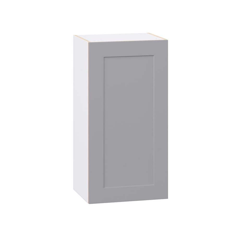 Roseland 18 in. W x 14 in. D x 35 in. H Assembled Shaker Wall Kitchen Cabinet in Slate Gray price history on PriceWatchPro