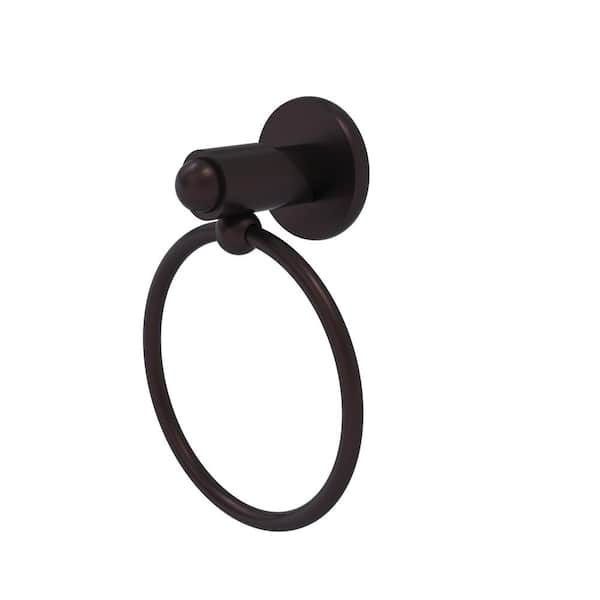 Allied Brass Soho Collection Wall Mounted Towel Ring Towel Ring in Antique Bronze