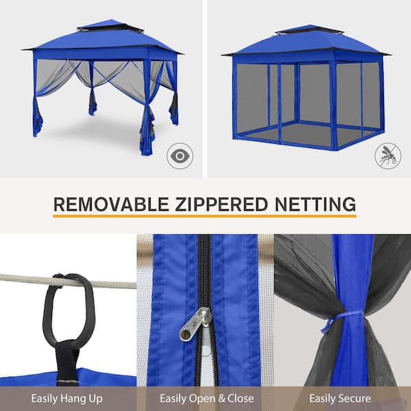 COOS BAY 11 ft. x 11 ft. Patio Portable Gazebo Pop-Up Canopy