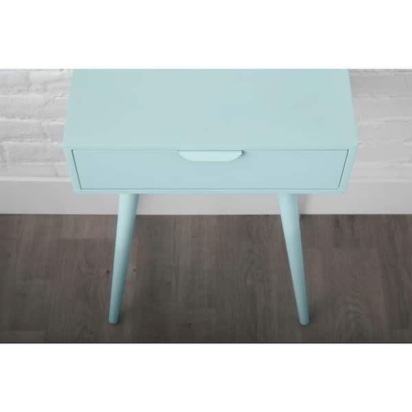 amerlin seafoam wood vanity desk