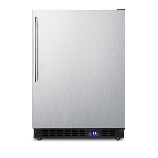 Summit Appliance 4.7 cu. ft. Frost Free Upright Outdoor Freezer In  Stainless Steel SPFF51OSSSHVIM - The Home Depot