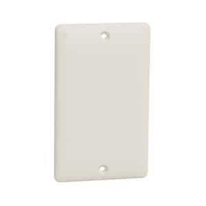 X Series 1-Gang Standard Size Blank Wall Plate Outlet Cover Plate Matte Light Almond