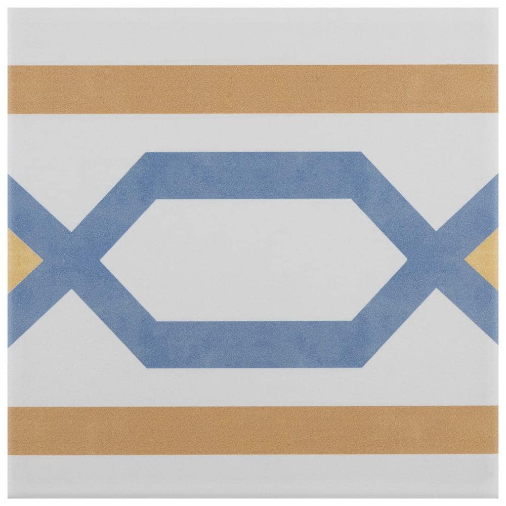 Revival Frame 7-3/4 in. x 7-3/4 in. Ceramic Floor and Wall Take Home Tile Sample price history on PriceWatchPro