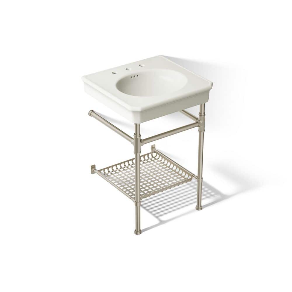 Claude by Studio McGee 24 in. Console Sink with 8 in. Widespread Faucet Holes in Dune with Vibrant Brushed Nickel price history on PriceWatchPro