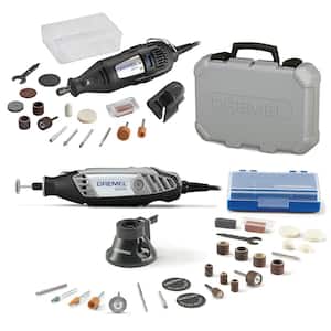 Dremel 4300 1.8 Amp Variable Speed 1/32 in Corded Rotary Tool Kit with  Ultra-Saw 7.5 Amp Corded Compact Saw Tool Kit 43005/40+US4004 - The Home  Depot
