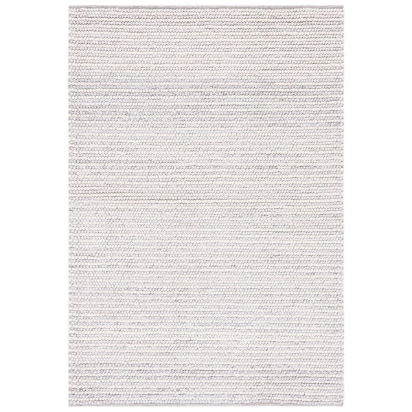 Natura 2 ft. x 3 ft. Ivory/Light Gray Basket Marle Area Rug