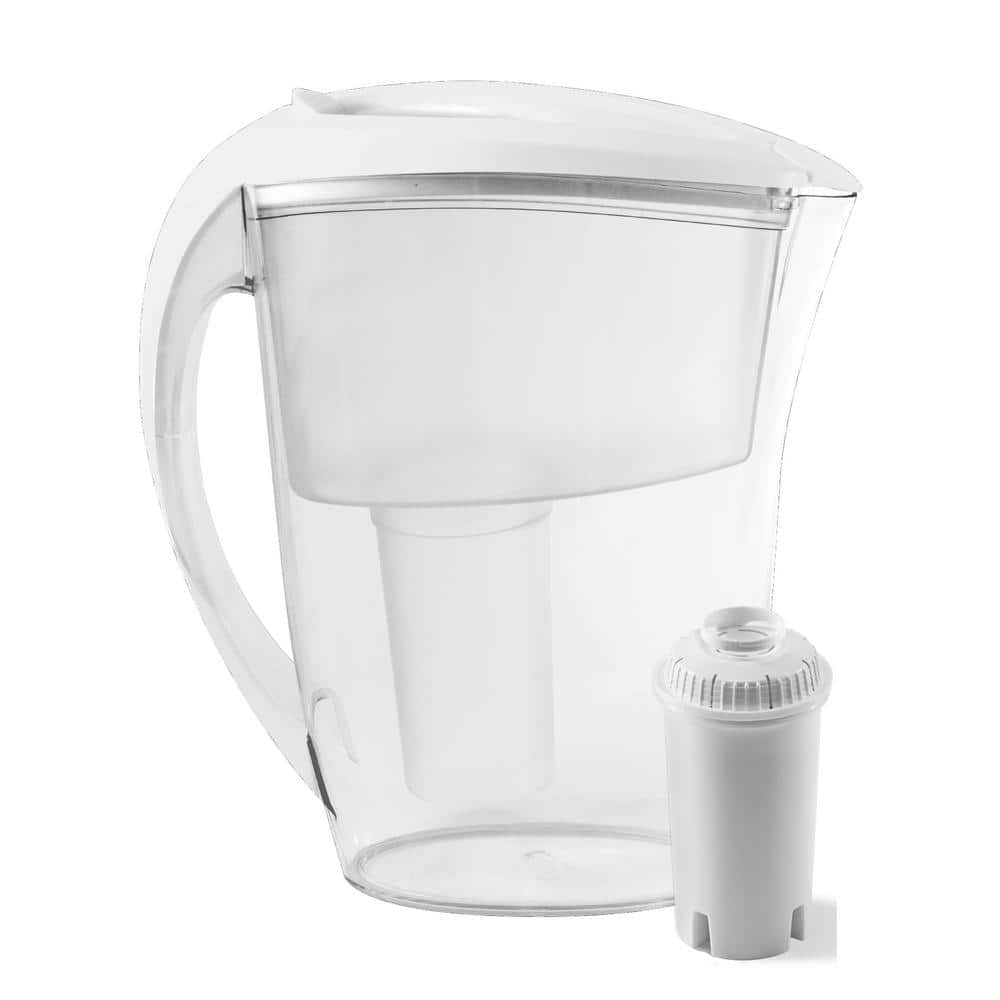 HDX 10-Cup Large Water Filter Pitcher, BPA Free HS530 - The Home Depot