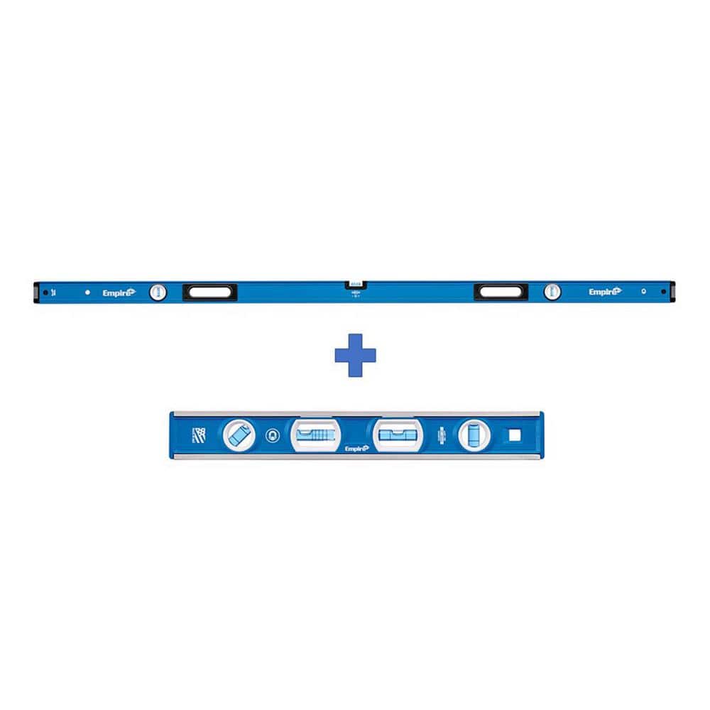 Empire 78 in. Magnetic Box Level with 12 in. Magnetic Level EM75