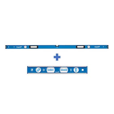 78 in. Magnetic Box Level with 12 in. Magnetic Level