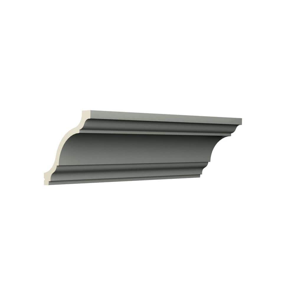 Austin 96" Gray Polyurethane Crown Moulding