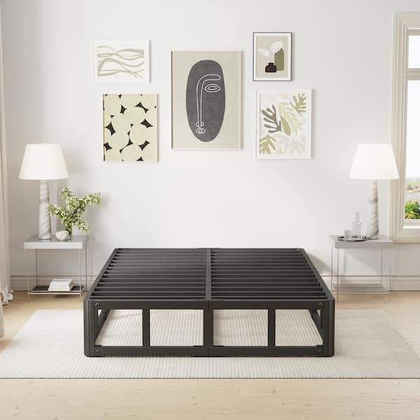 HOMZENE 9 in. High King Size Metal Box Spring with Sturdy HOMZENE 9 in. High King Size Metal Box Spring with Sturdy