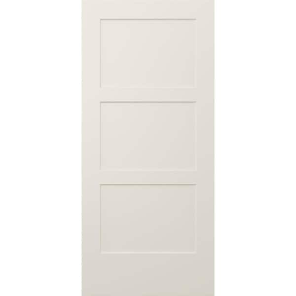 JELD-WEN 36 in. x 80 in. Birkdale Primed Smooth Solid Core Molded Composite Interior Door Slab