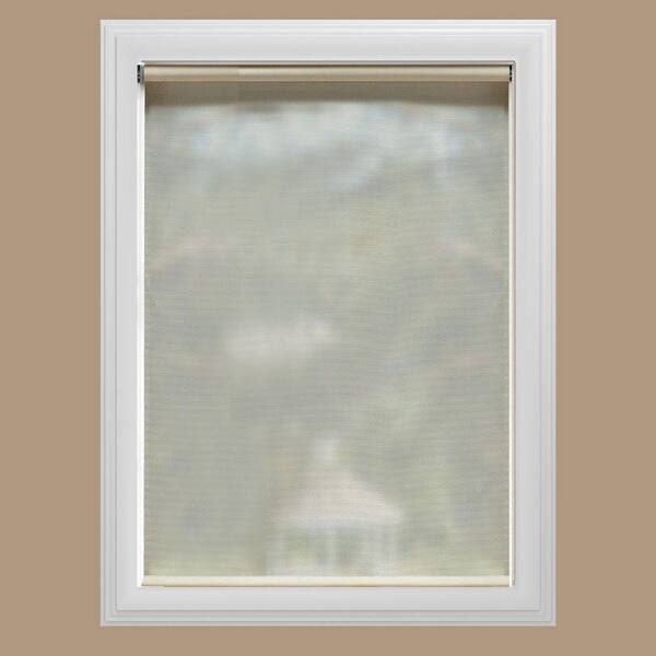 Bali Cut-to-Size Cream Cordless UV Blocking Fade Resistant Roller Shades 40 in. W x 72 in. L