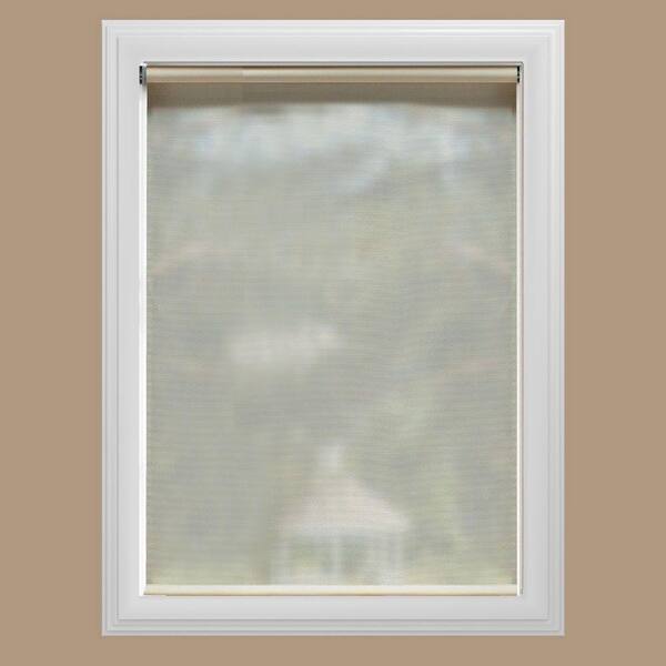 Bali Cut-to-Size Cream Cordless UV Blocking Fade Resistant Roller Shades 43.5 in. W x 72 in. L