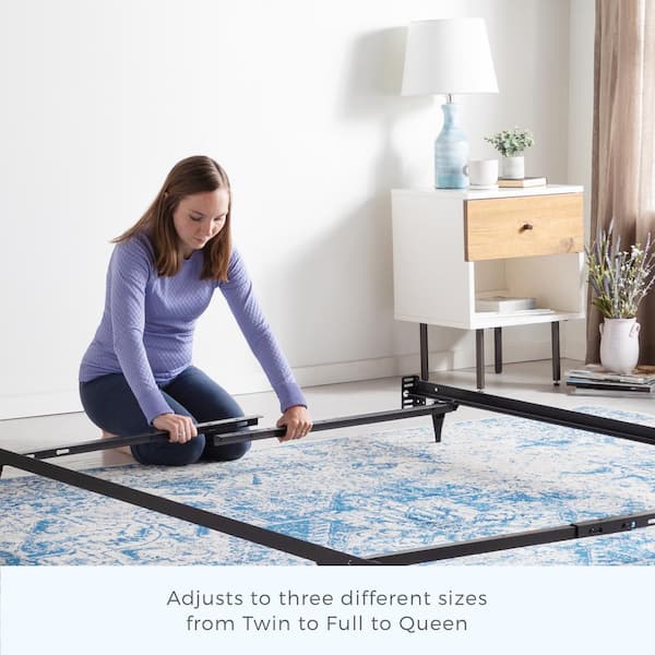 Queen bed frame store with rollers