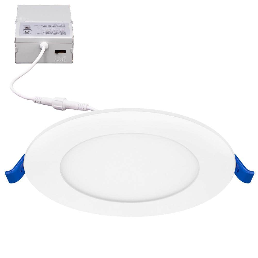4 in. Ultra Thin LED Downlight, Slim Recessed Canless Light, IC Rated, 750 Lumens, 5 CCT, Dimmable, J-Box Included price history on PriceWatchPro