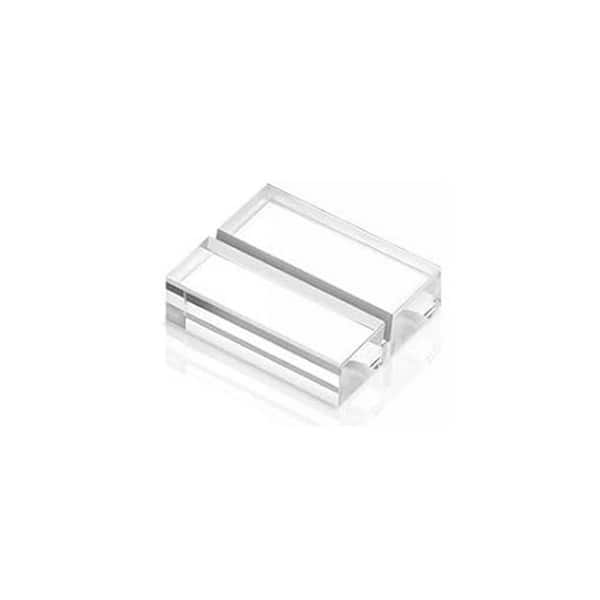 1 in. W x 1 in. H Clear Acrylic Napkins Place Card Holders Set of 100