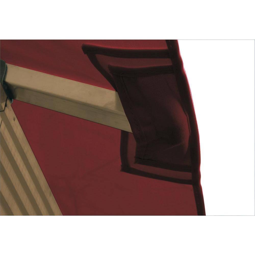 14 ft. x 14 ft. ACACIA Burgundy Gazebo Replacement Canopy