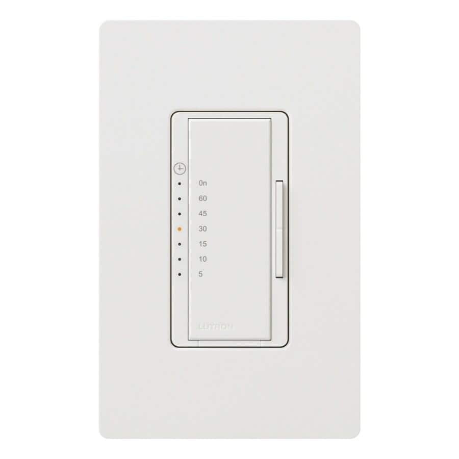 Lutron Maestro White Indoor Countdown Timer 120V