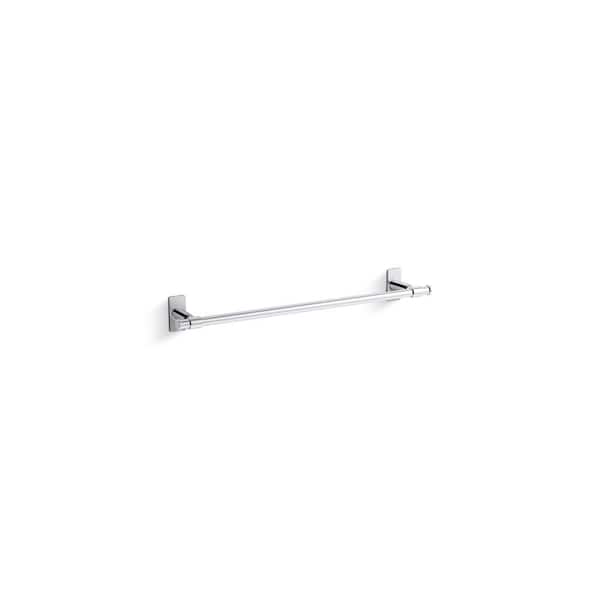 KOHLER Castia By Studio McGee 18 in. Wall Mounted Towel Bar in Polished Chrome