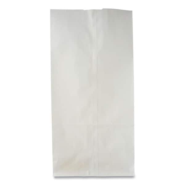 White Paper Bags - 6 lb. White Kraft Sacks