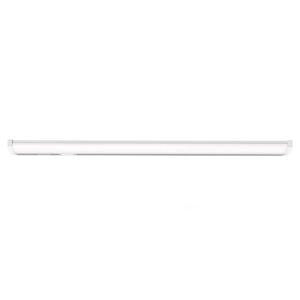 24-Inch Gloss White Metal LED Under Cabinet Light Bar