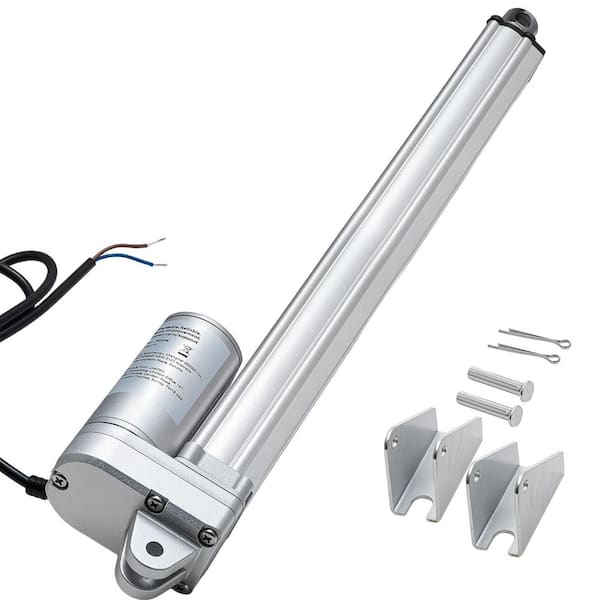 12V Linear Actuator,12In. IP65 Waterproof Linear Actuator, 675lb./3000N 0.2in./s Motion Actuators with Mounting Bracket