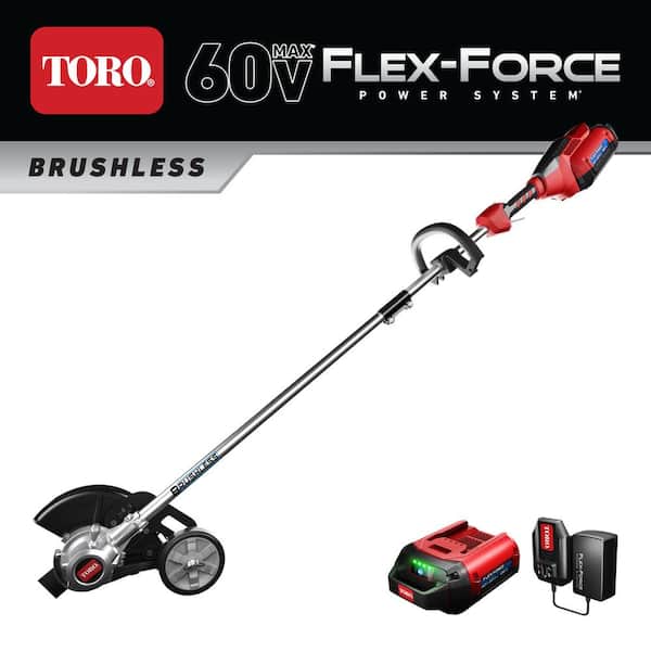 Toro 8 in. 60V Max Lithium Ion Cordless Electric Lawn Edger - Battery and Charger Included