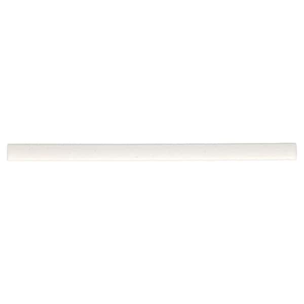 Celine 0.5" x 8" Glossy Porcelain Jolly Trim in White