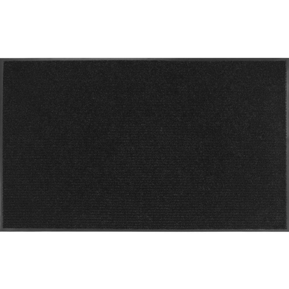 Apache Rib Pepper 3 ft. x 4 ft. Non-Slip Indoor Commercial Door Mat
