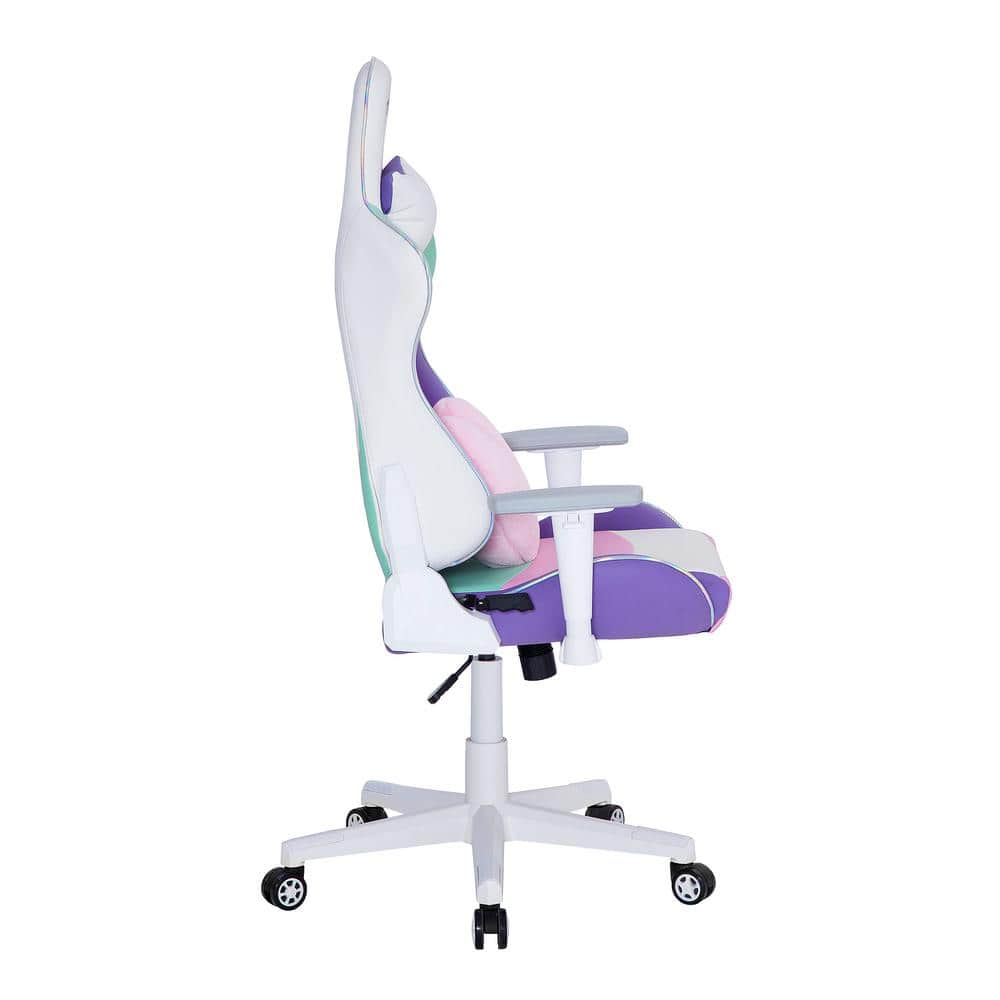 Kawaii High-Back Ergonomic Swivel Gaming Chair with Memory Foam
