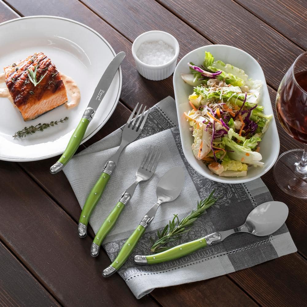 French Home French Home Laguiole 20 Piece Stainless Steel Flatware Set, Service for 4