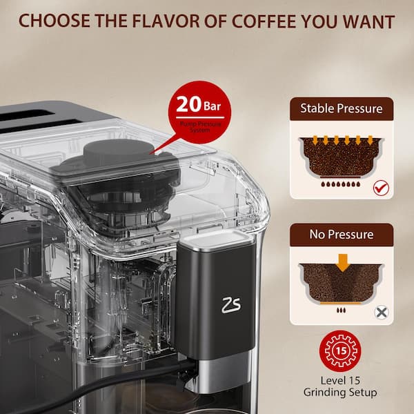 Home tech coffee machine clearance