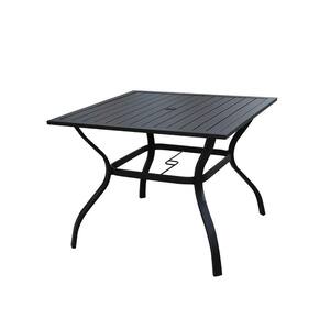 Square Metal Outdoor Dining Table