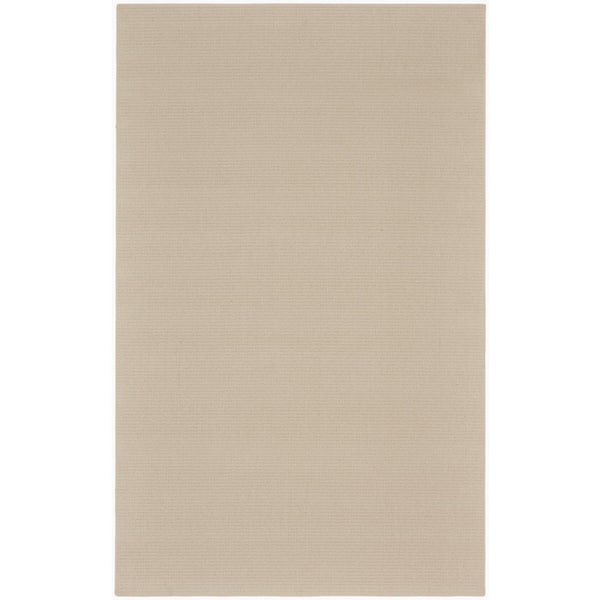 Natural Harmony Terrain Eggshell 8 ft. x 10 ft. Custom Area Rug with Pad