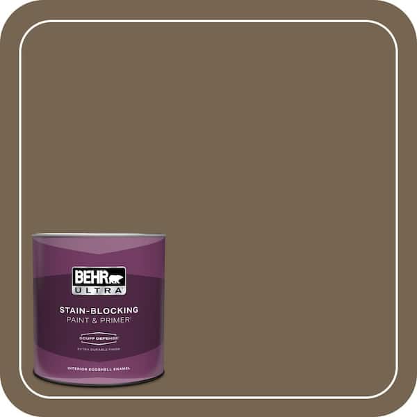 BEHR ULTRA 1 qt. #BNC-35 Ground Pepper Extra Durable Eggshell Enamel Interior Paint & Primer