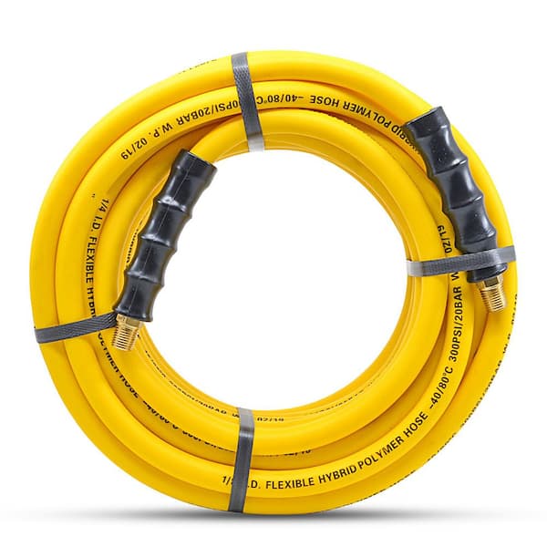 3/8 in. x 5 ft. Nitrile Rubber Snubber Air Hose (2-Pack)