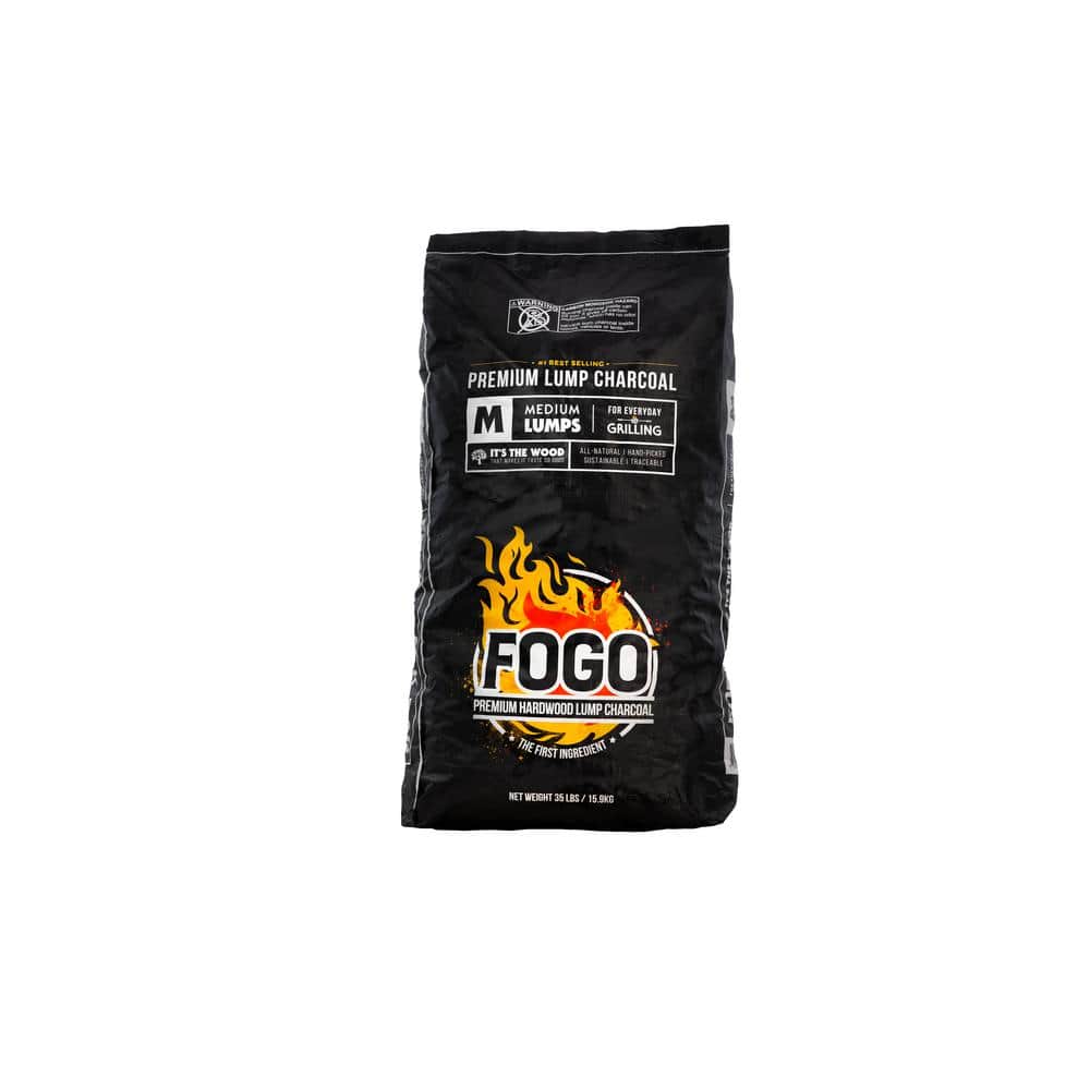 FOGO Premium Oak 35lbs All-Natural Hardwood Lump Charcoal