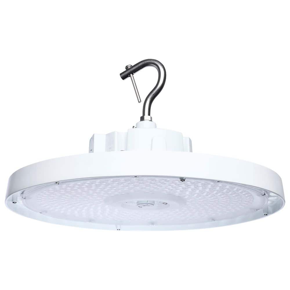1 ft. 240/200/150-Watt, CCT and Beam Angle Selectable Integrated LED White UFO High Bay Light, 120-347-Volt price history on PriceWatchPro