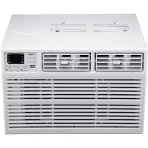 15,000 BTU 115V Window AC w/ Remote Control for Rooms up to 700 Sq. Ft. LCD Display Auto-Restart Timer White