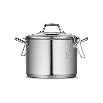 Gourmet Prima 8 qt. Stainless Steel Stock Pot with Lid and Pasta Inserts