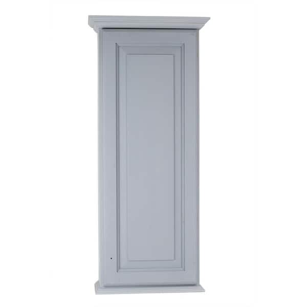 WG Wood Products Atwater 4.25 x 17 x 37.5 Primed Gray On the Wall Cabinet