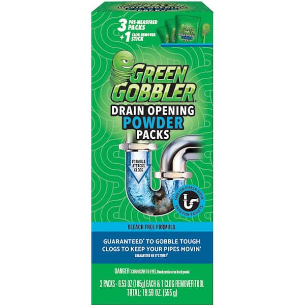 Drain and Toilet Clog Opening Packs with Tool (3-Count)