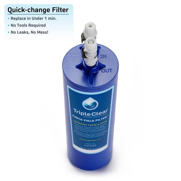 Force Field - Under the Sink 10 in. Replacement Point of Use Water Filtration Capsule with Carbon Force Field - Under the Sink 10 in. Replacement Point of Use Water Filtration Capsule with Carbon