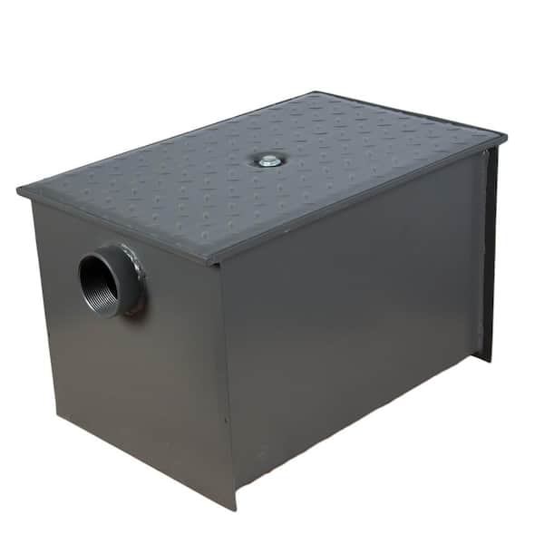 Zurn 11 in. x 11 in. Steel Grease Trap with 2 in. No-Hub Inlet