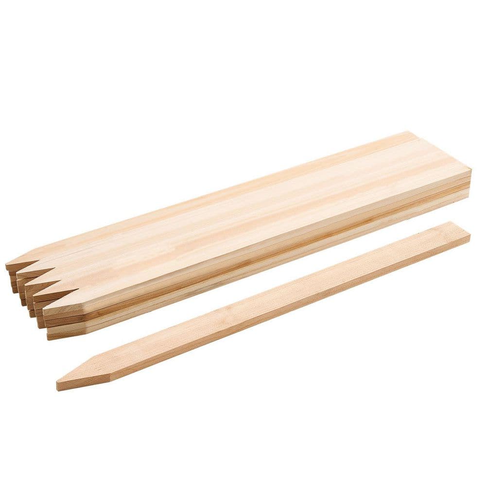 Wooden Garden Stakes, 25 Pcs 36 in. L x 0.5 in. W x 1.5 in. H Yellow Fir Wood Dig Garden 25-Pack, Survey Grading Stakes price history on PriceWatchPro